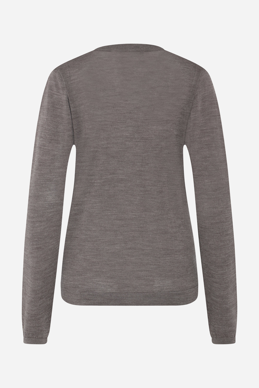 Bruuns Bazaar Women CharleneBBRound Neck knit Knit Concrete melange