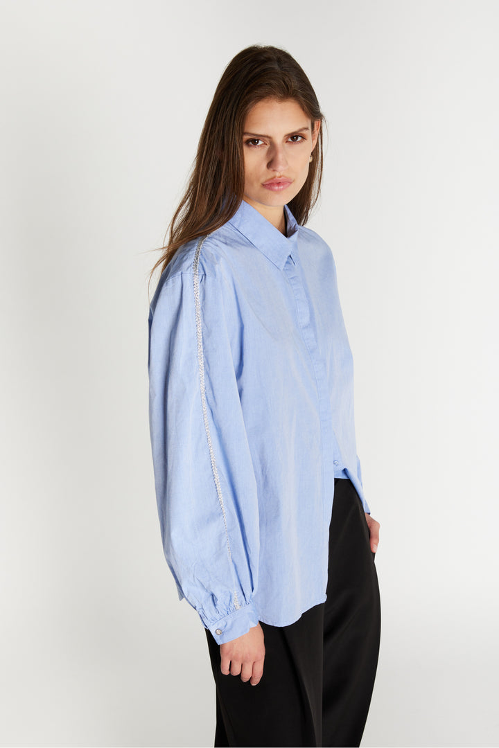 Bruuns Bazaar Women ChelyoBBLure Shirt Shirts Light blue