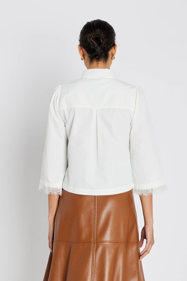Bruuns Bazaar Women ChrissiBBFeruzi shirt Shirts Snow White