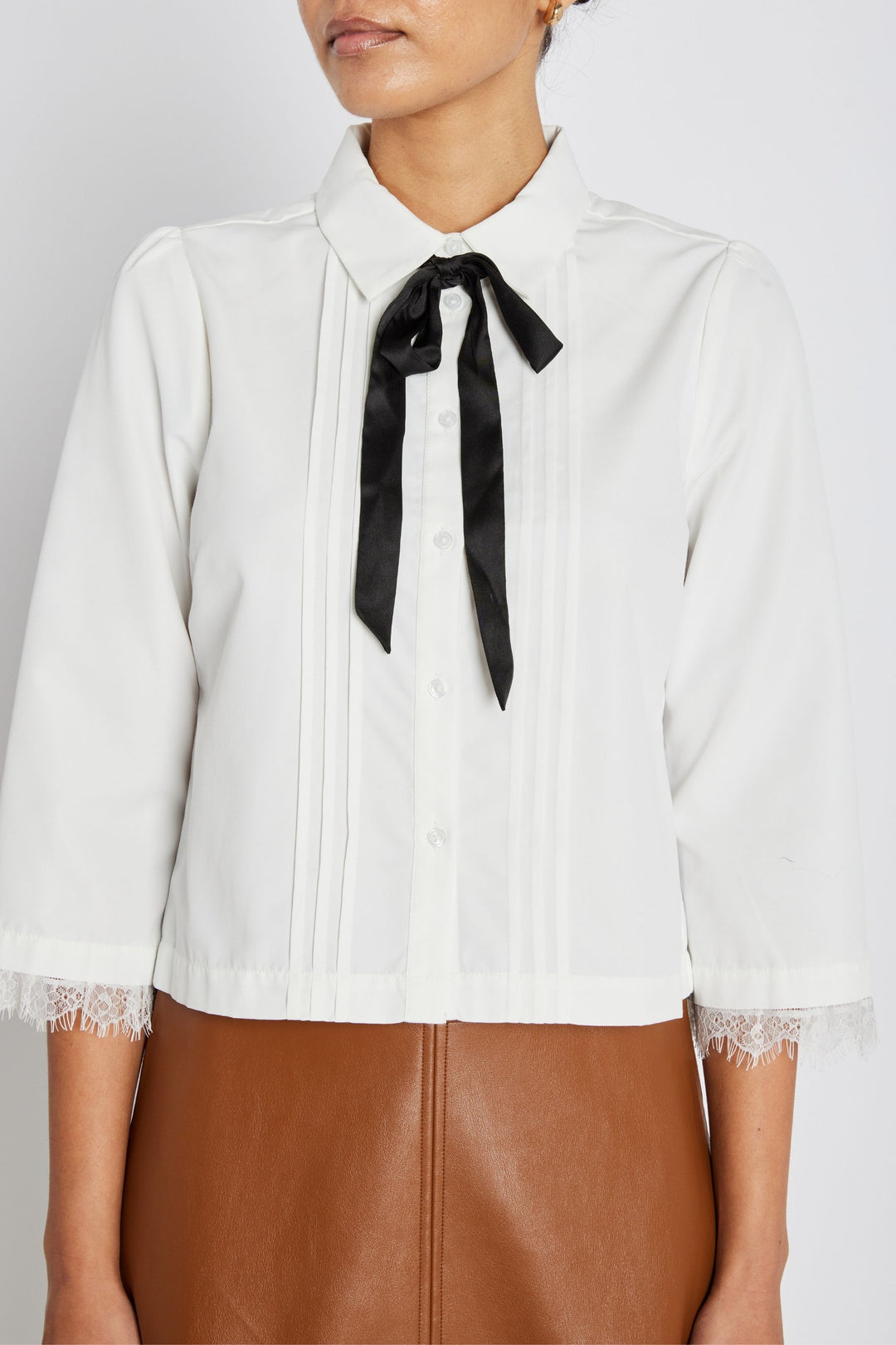 Bruuns Bazaar Women ChrissiBBFeruzi shirt Shirts Snow White