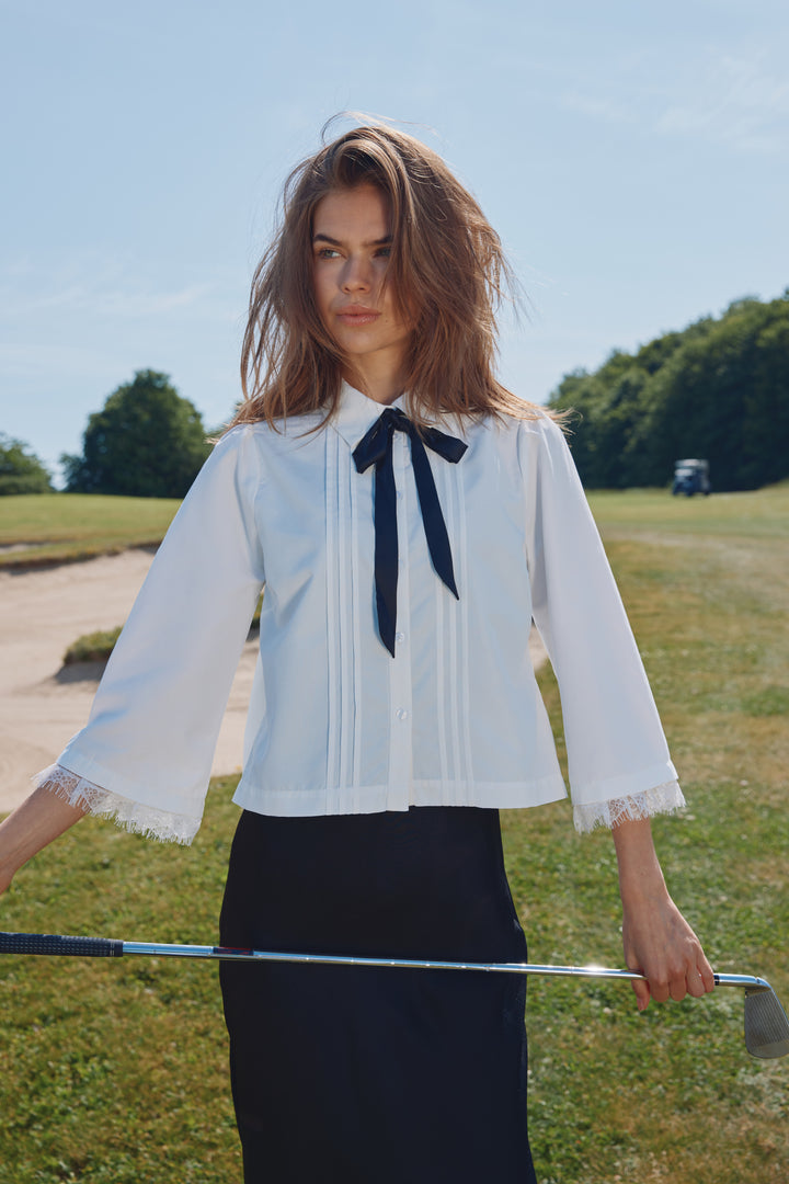 Bruuns Bazaar Women ChrissiBBFeruzi shirt Shirts Snow White