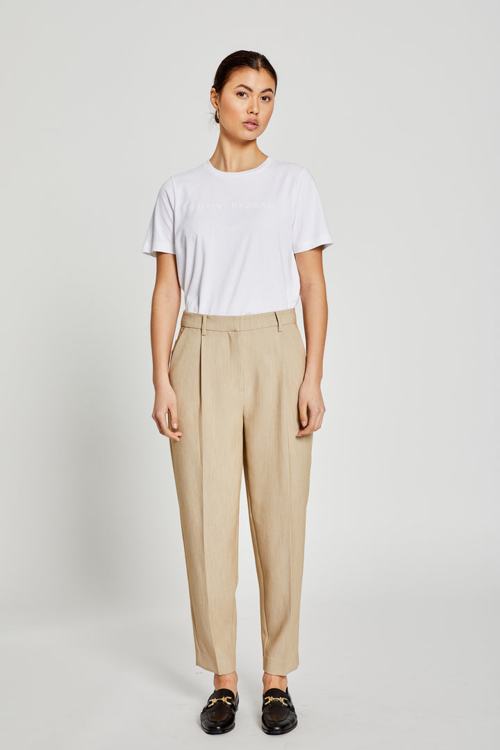 Bruuns Bazaar Women CindySusBBDagny pants Pants Beige Melange