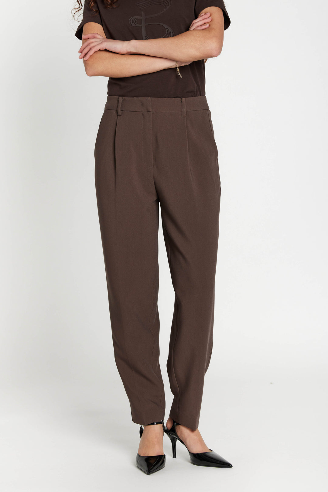 Bruuns Bazaar Women CindySusBBDagny pants Pants Chestnut