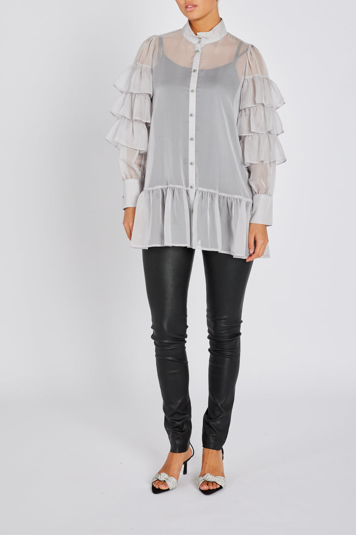 Bruuns Bazaar Women CoakumBBViri long shirt Shirts Light Grey
