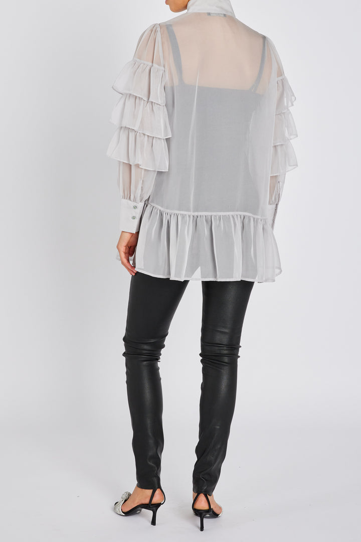 Bruuns Bazaar Women CoakumBBViri long shirt Shirts Light Grey