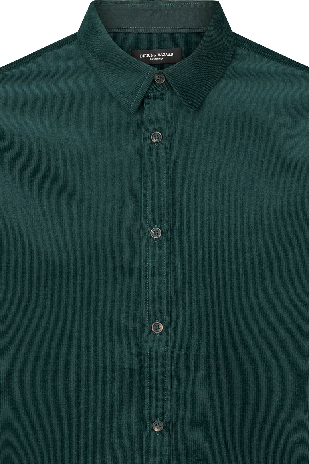 Bruuns Bazaar Men CordBBStoked shirt Shirts Dark green