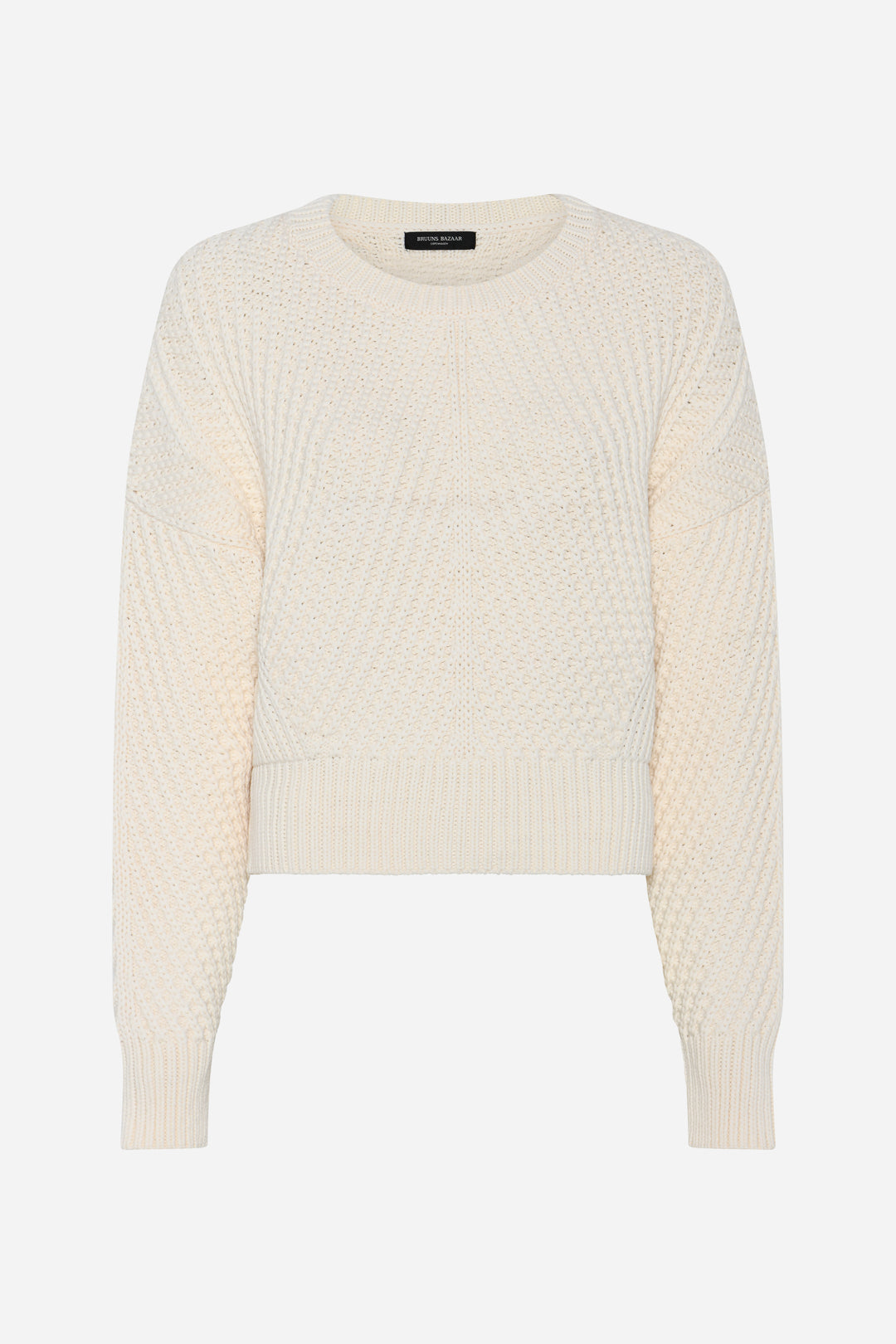 Bruuns Bazaar Women CotlonBBHera knit Knit Creme