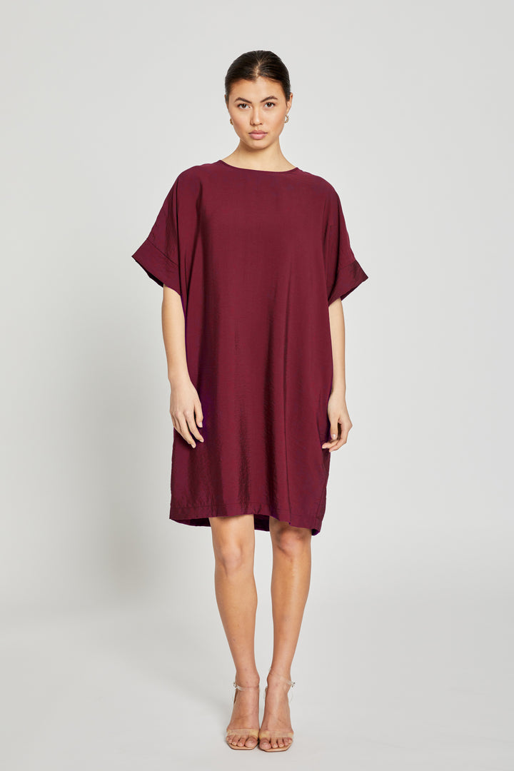 Bruuns Bazaar Women CressBBGigi dress Dress Oxblood