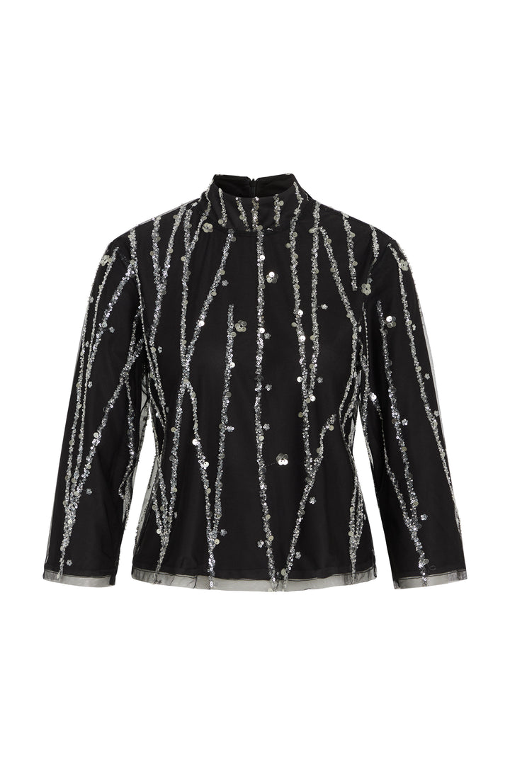 Bruuns Bazaar Women DaffiBBIgnaras blouse Blouse Black w silver