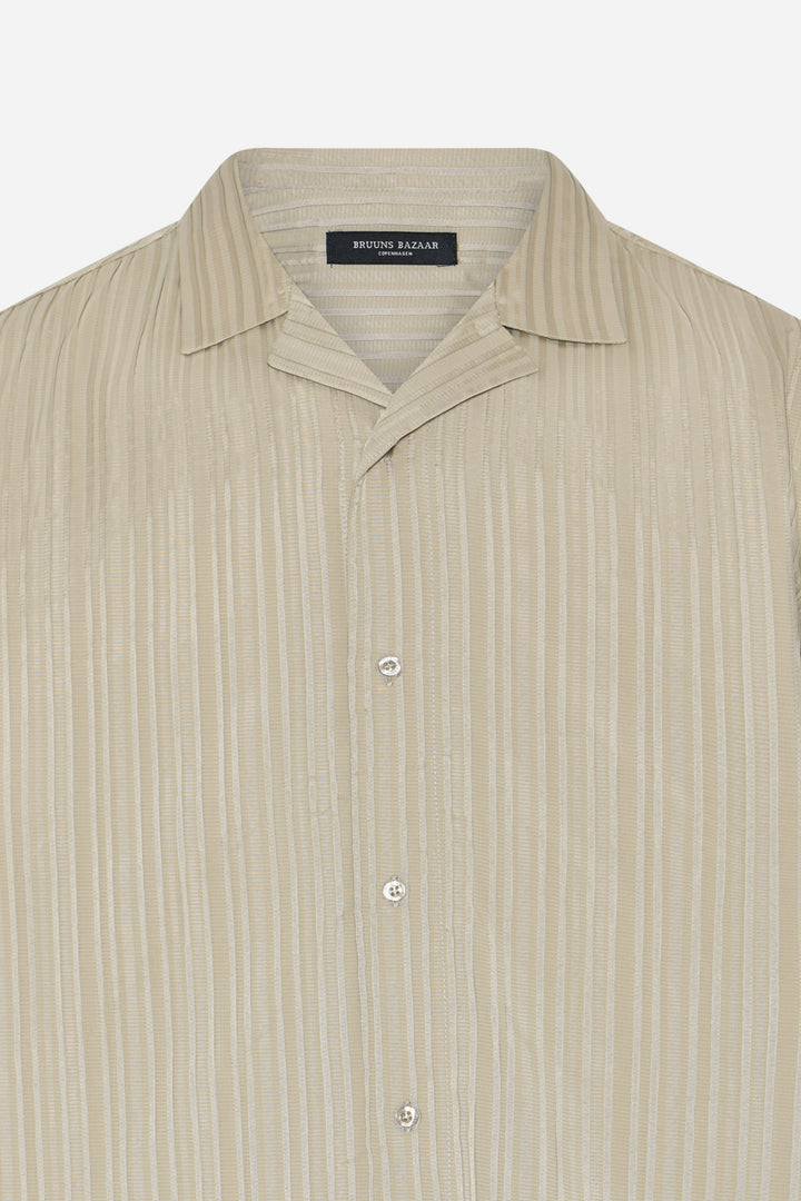 Bruuns Bazaar Men DimensionBBHomme shirt Shirts .Sand