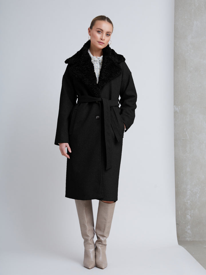 Bruuns Bazaar Women DurioBBJezza coat Outerwear Black