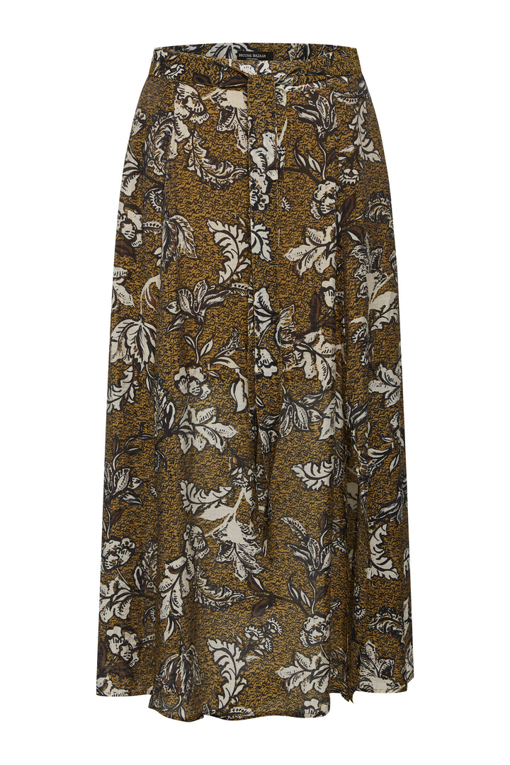 Bruuns Bazaar Women DuscleBBMaela skirt Skirt Brown flower print