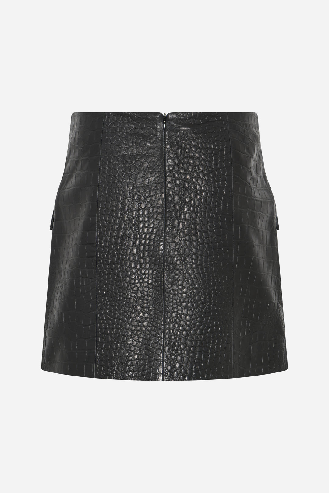Bruuns Bazaar Women EmbossedBBSiana leather skirt Skirt Black