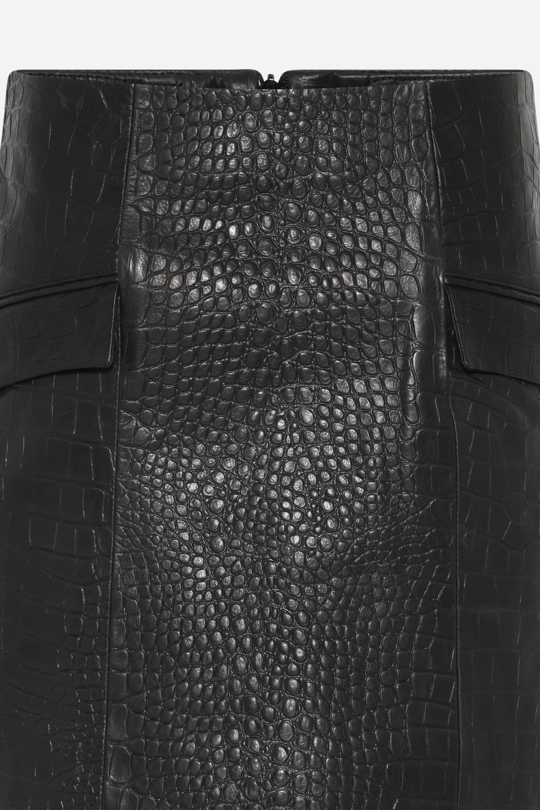 Bruuns Bazaar Women EmbossedBBSiana leather skirt Skirt Black