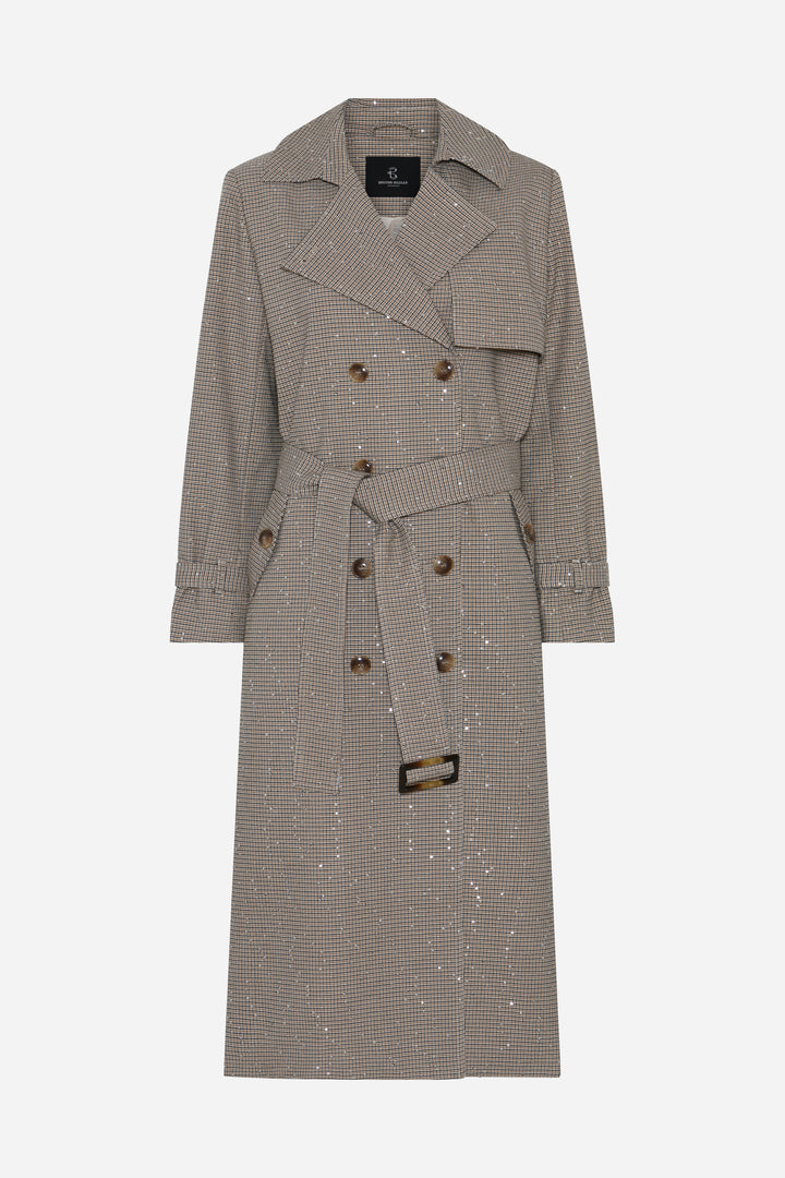 Bruuns Bazaar Women EremosBBWiolas coat Outerwear Light check