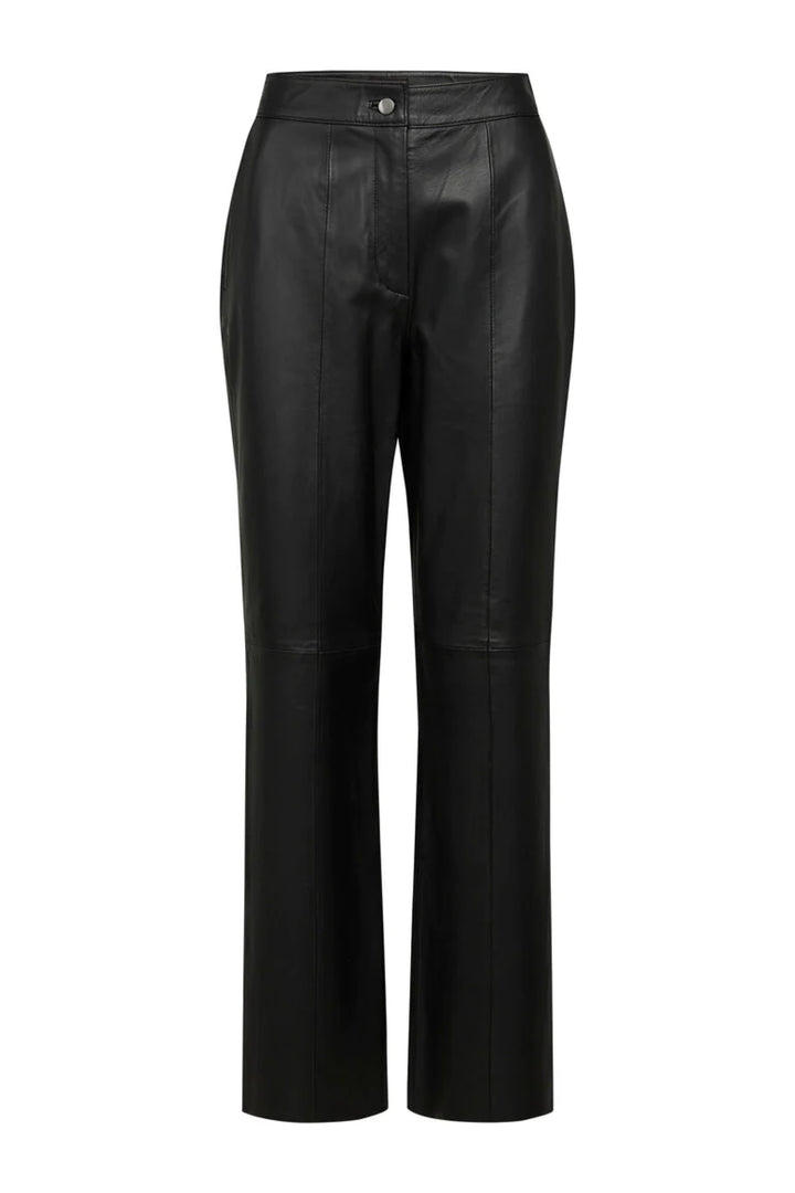 Bruuns Bazaar Women EyteliaBBKaranya leather pants Pants Black