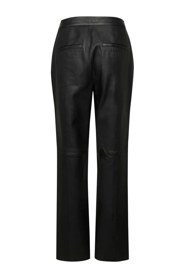 Bruuns Bazaar Women EyteliaBBKaranya leather pants Pants Black