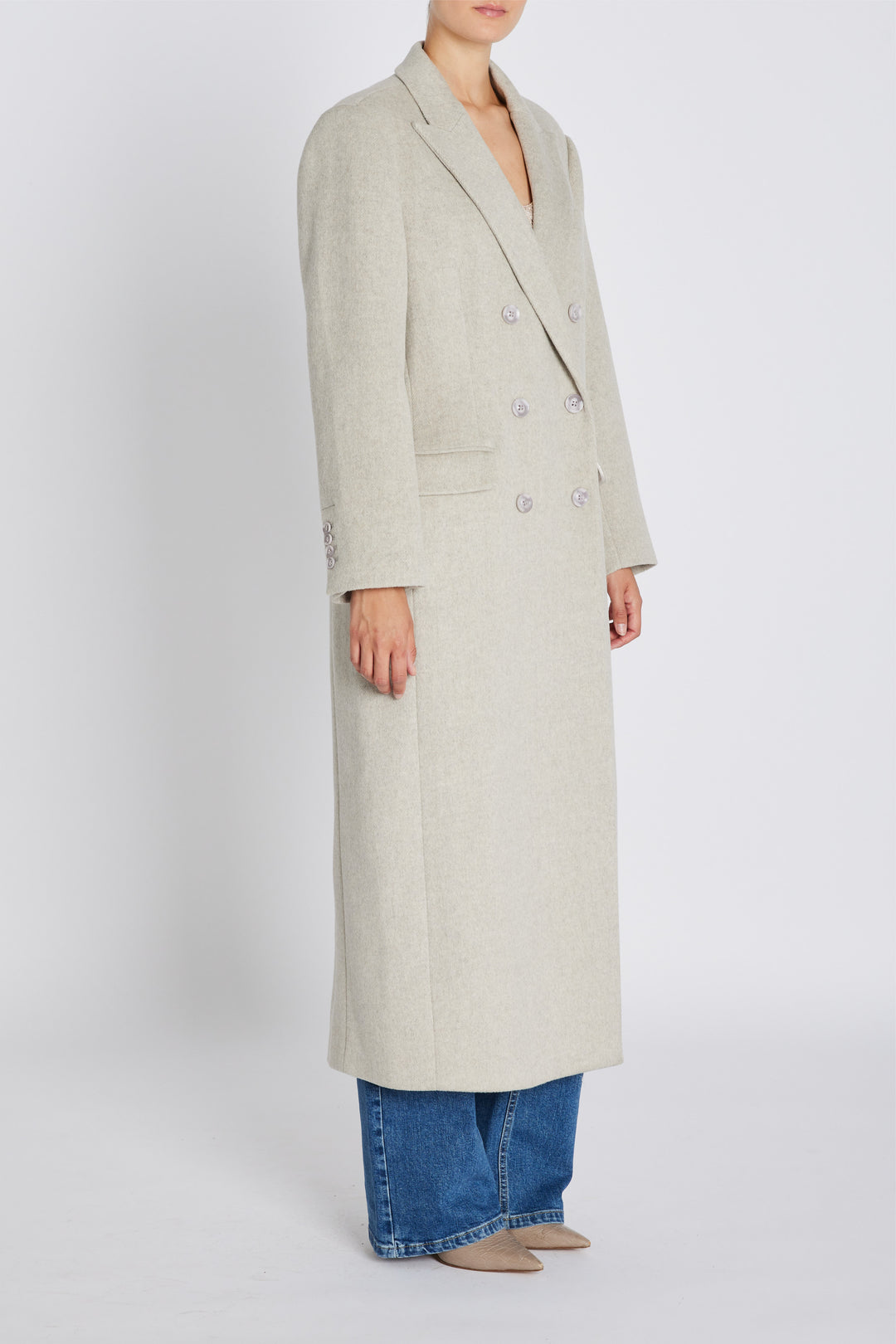 Bruuns Bazaar Women FallopiaBBAbellas coat Outerwear Beige Melange
