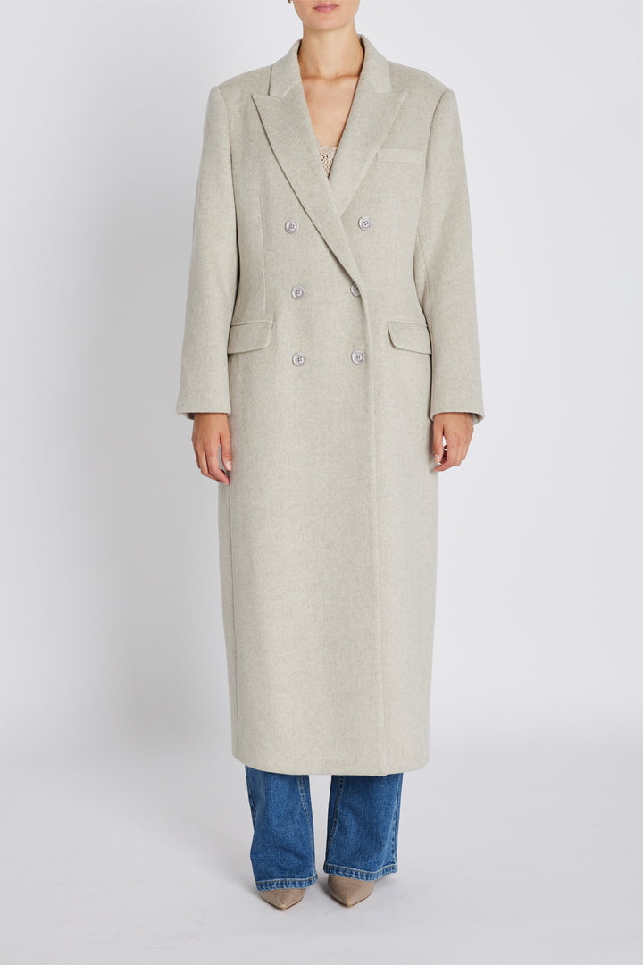 Bruuns Bazaar Women FallopiaBBAbellas coat Outerwear Beige Melange
