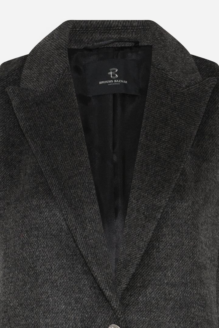 Bruuns Bazaar Women FallopiaBBLianna waistcoat Outerwear Dark Grey Melange