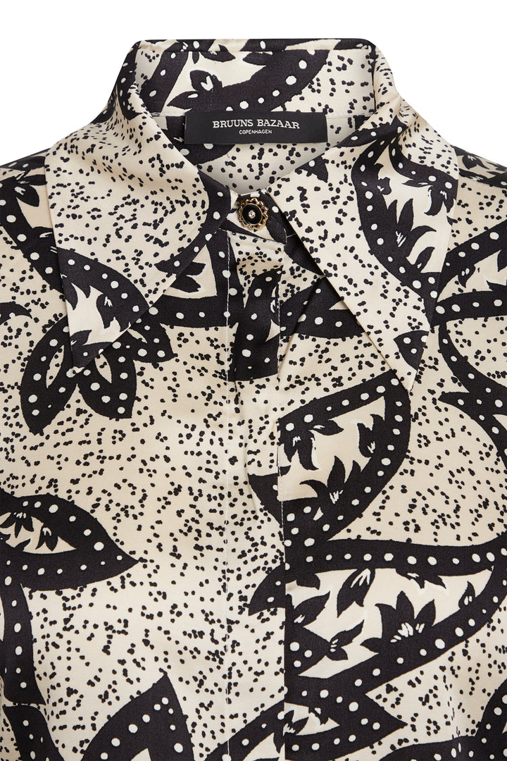 Bruuns Bazaar Women FloretBBElas shirt Shirts Sand print