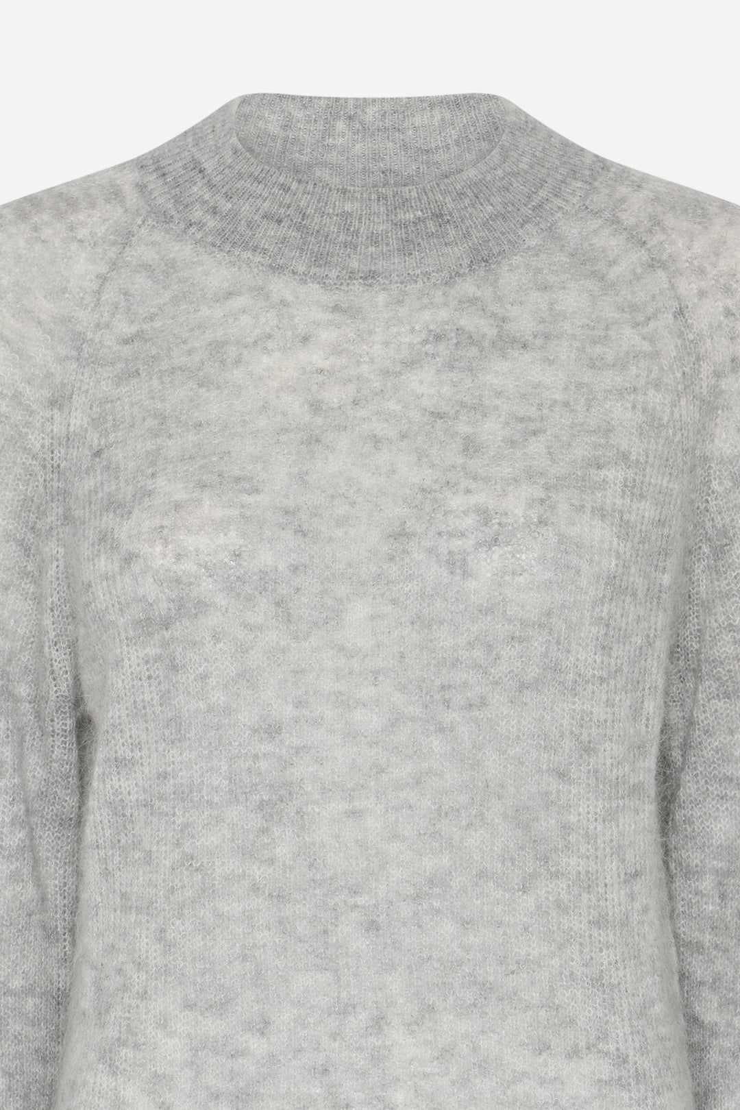 Bruuns Bazaar Women FluffyBBAma knit Knit Light grey melange