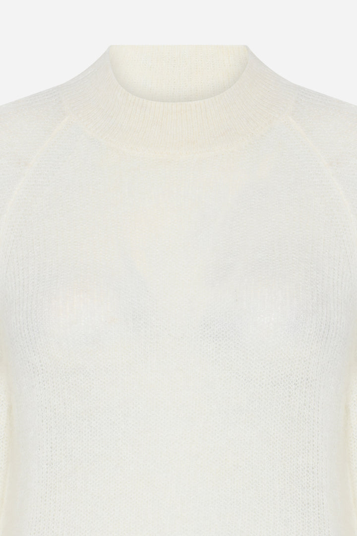 Bruuns Bazaar Women FluffyBBAma knit Knit Off White