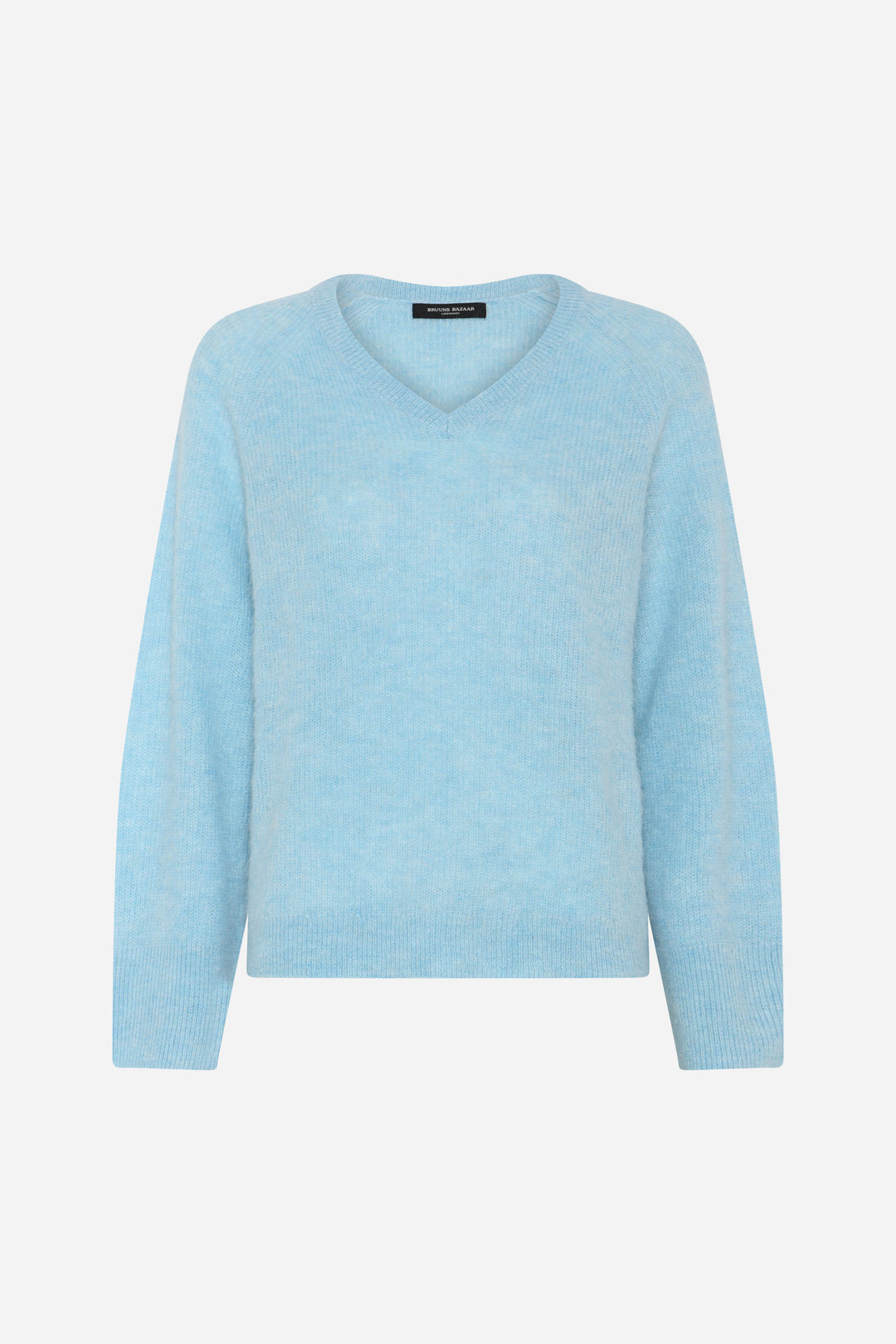 Bruuns Bazaar Women FluffyBBAmera knit Knit Light blue