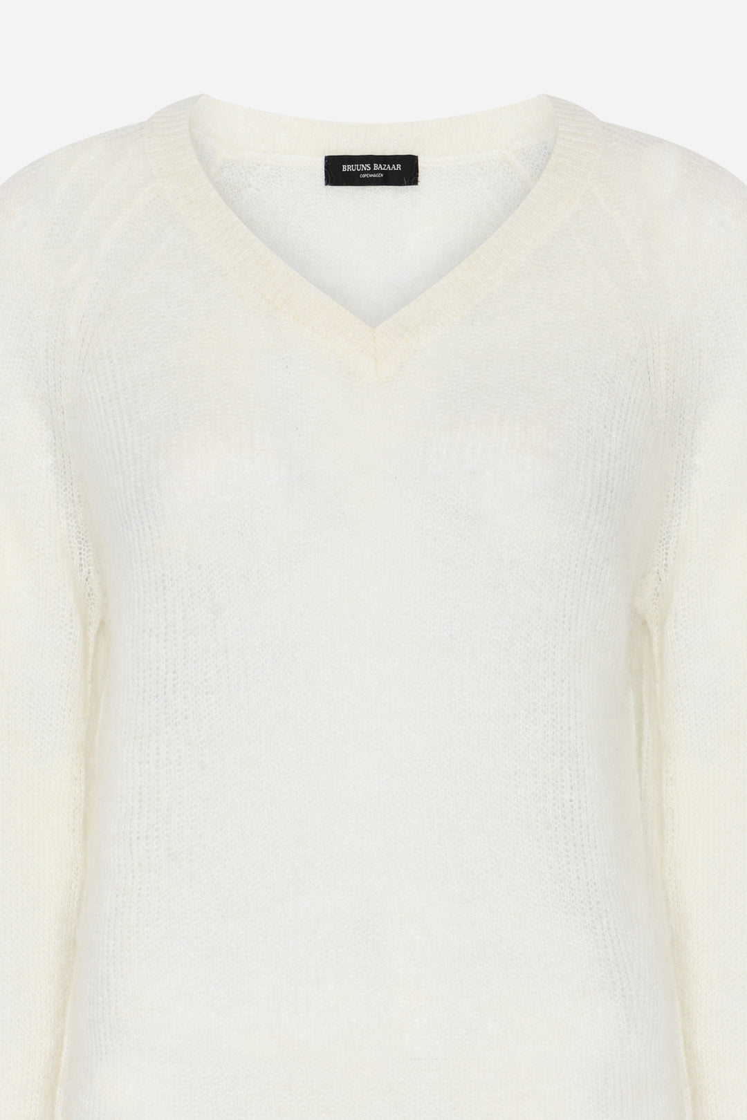 Bruuns Bazaar Women FluffyBBAmera knit Knit Off White