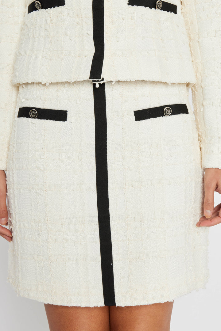 Bruuns Bazaar Women GaussiaBBJoanine skirt Skirt White Cream