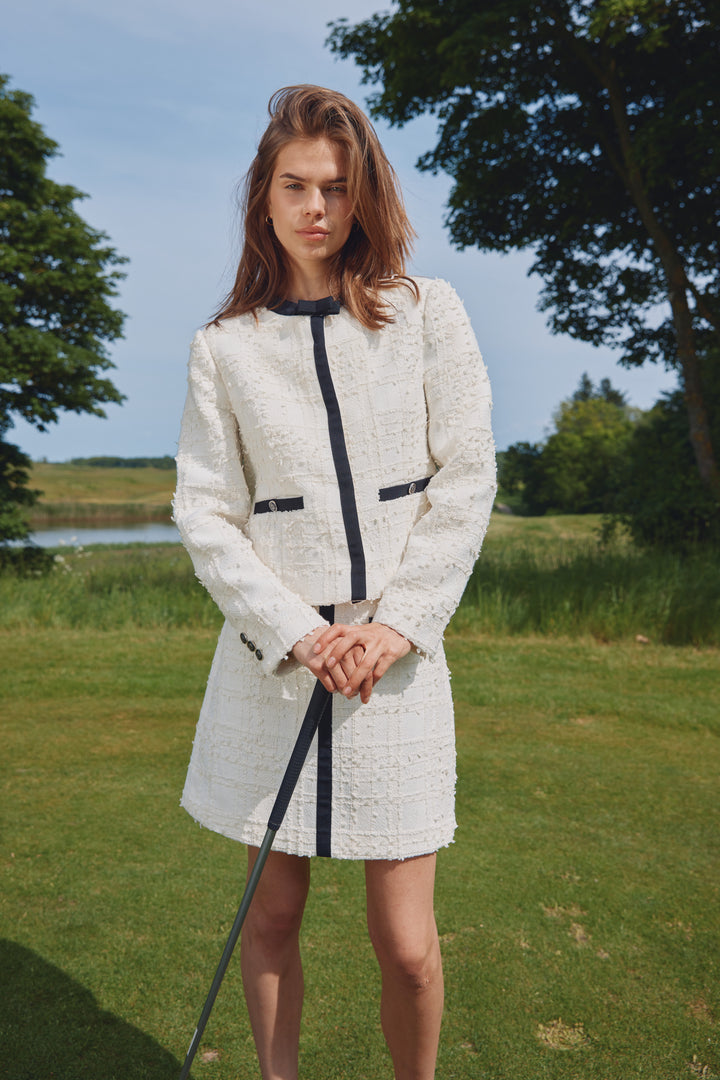 Bruuns Bazaar Women GaussiaBBJoanine skirt Skirt White Cream