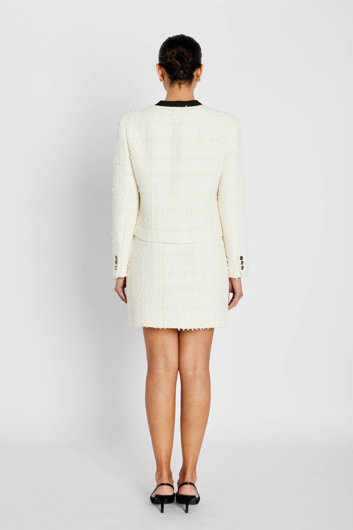 Bruuns Bazaar Women GaussiaBBJoanine skirt Skirt White Cream