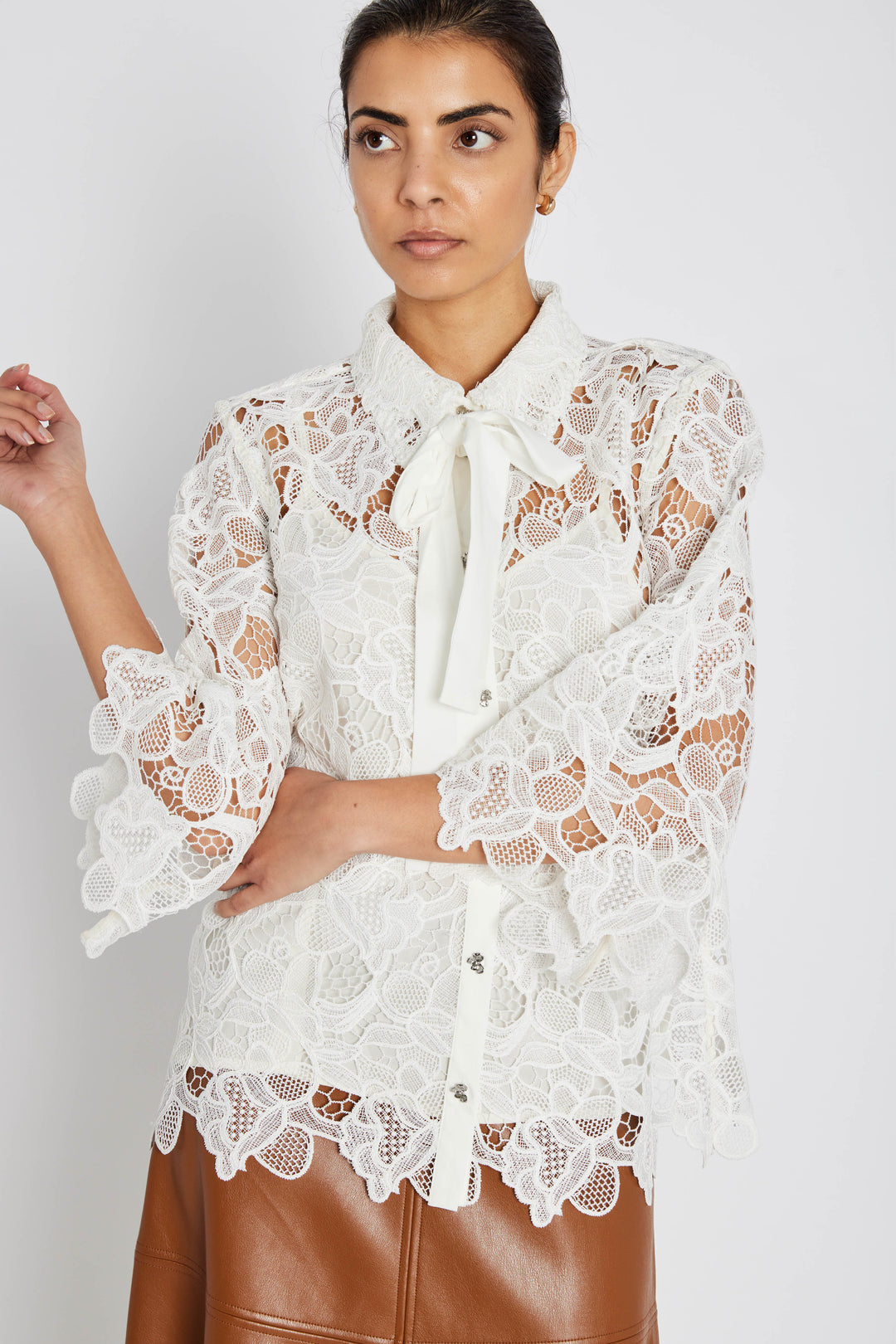 Bruuns Bazaar Women GeonomaBBFay shirt Shirts White