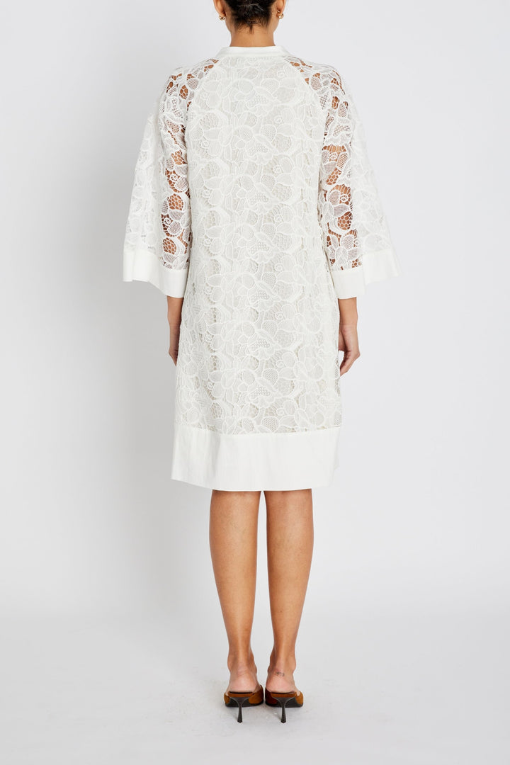 Bruuns Bazaar Women GeonomaBBWandesa dress Dress White