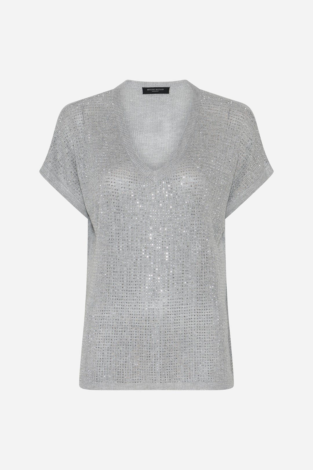 Bruuns Bazaar Women HoweaBBMarlee Glitter knit Knit Silver
