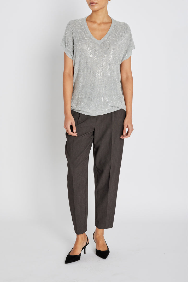 Bruuns Bazaar Women HoweaBBMarlee Glitter knit Knit Silver