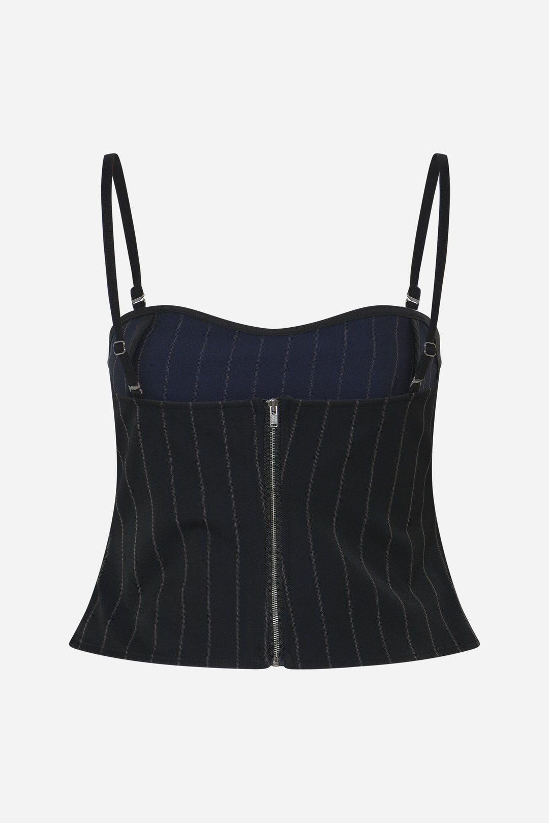 Bruuns Bazaar Women HydrangeaBBKorsas top Blouse Black pinstripe