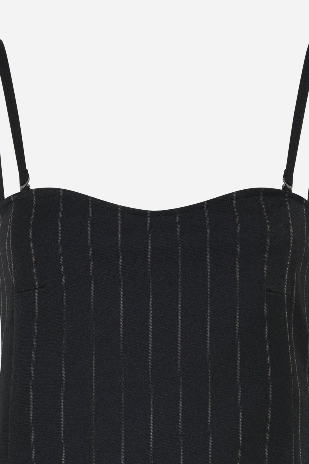 Bruuns Bazaar Women HydrangeaBBKorsas top Blouse Black pinstripe