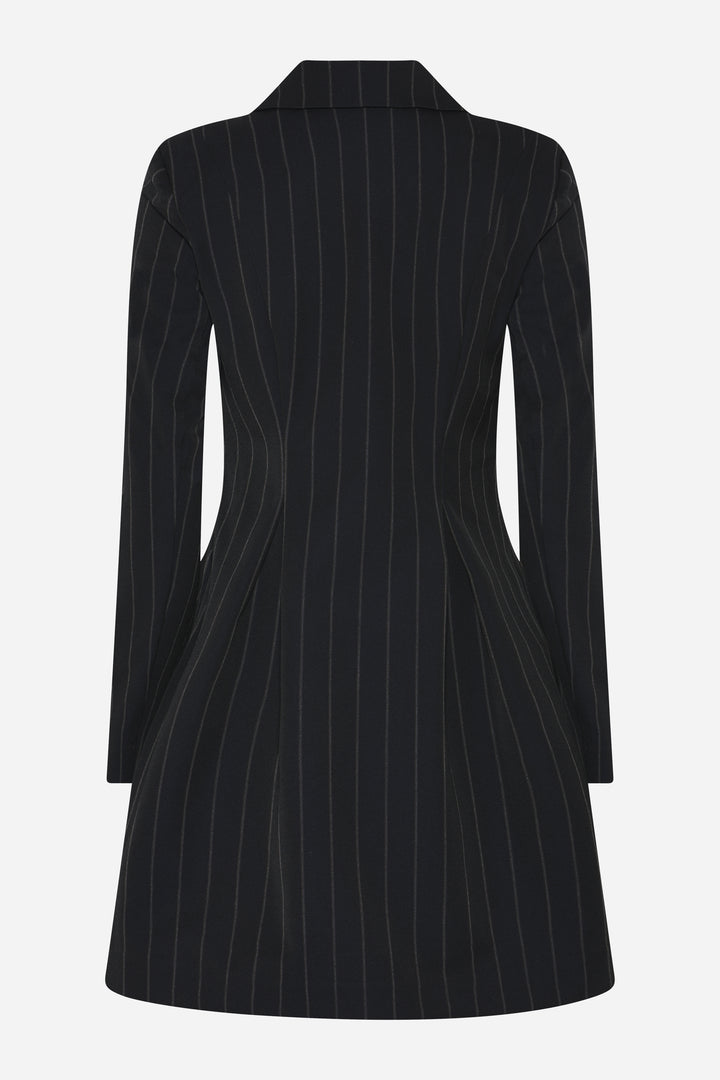 Bruuns Bazaar Women HydrangeaBBTova dress Dress Black pinstripe