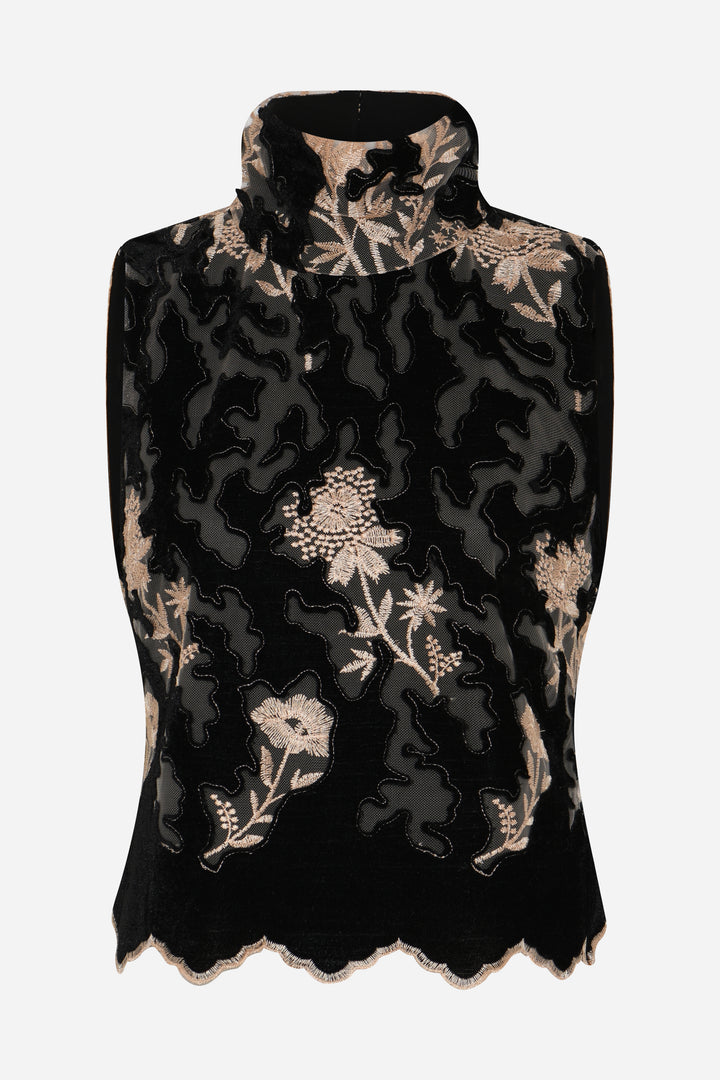 Bruuns Bazaar Women HydriaBBDurasa top Blouse Black / Gold