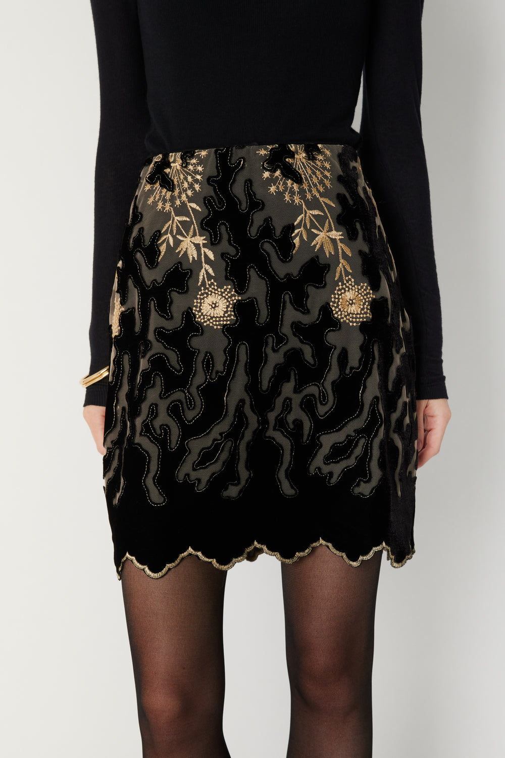 Bruuns Bazaar Women HydriaBBSanna skirt Skirt Black / Gold