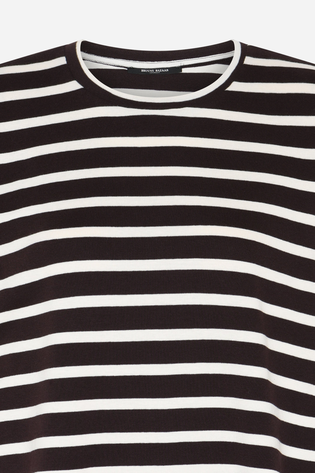 Bruuns Bazaar Women IguanuraBBBasic tee T-shirts Brown stripe
