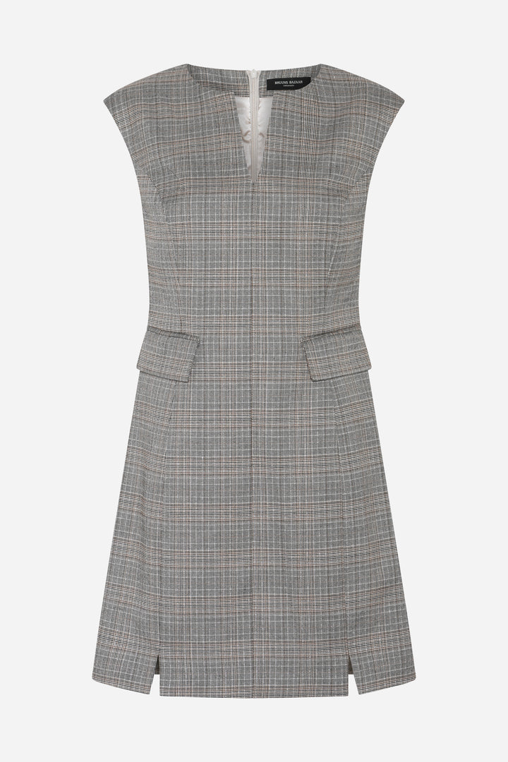 Bruuns Bazaar Women IpomoeaBBLenesa dress Dress Brown Check