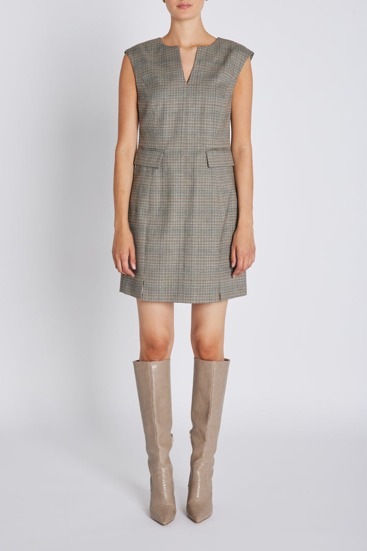Bruuns Bazaar Women IpomoeaBBLenesa dress Dress Brown Check