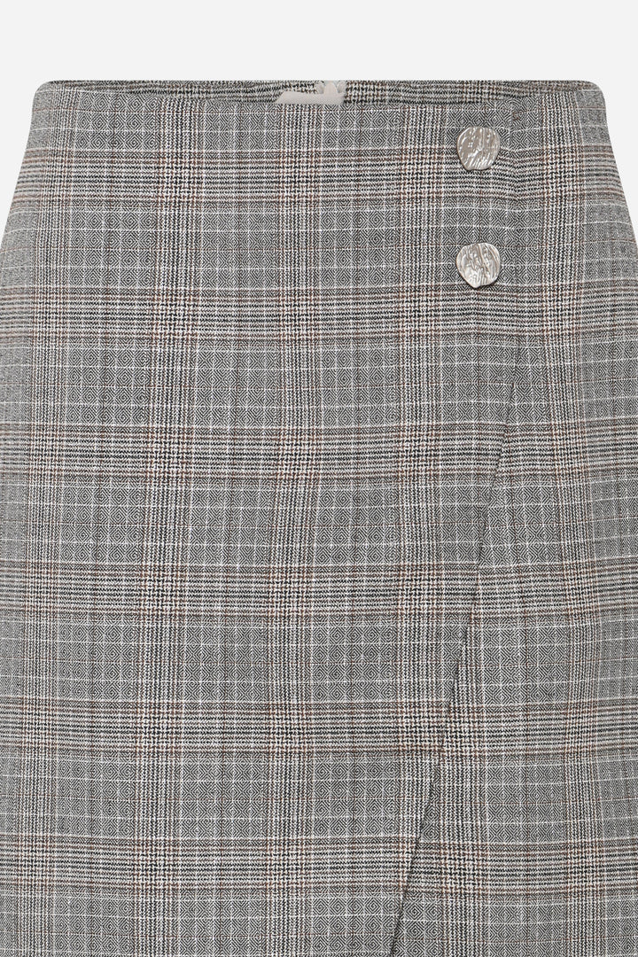 Bruuns Bazaar Women IpomoeaBBMaina skirt Skirt Brown Check