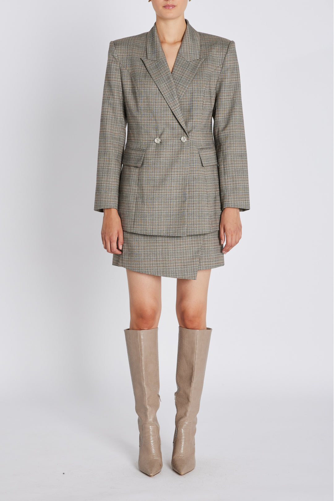 Bruuns Bazaar Women IpomoeaBBMaina skirt Skirt Brown Check
