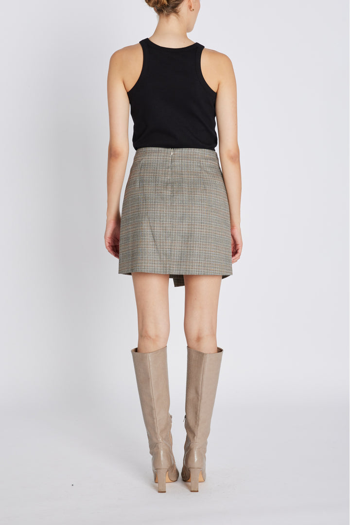 Bruuns Bazaar Women IpomoeaBBMaina skirt Skirt Brown Check