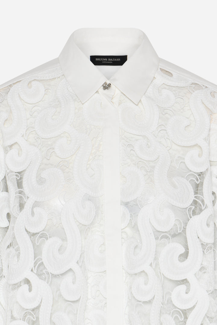 Bruuns Bazaar Women ItayaBBViveca shirt Shirts White