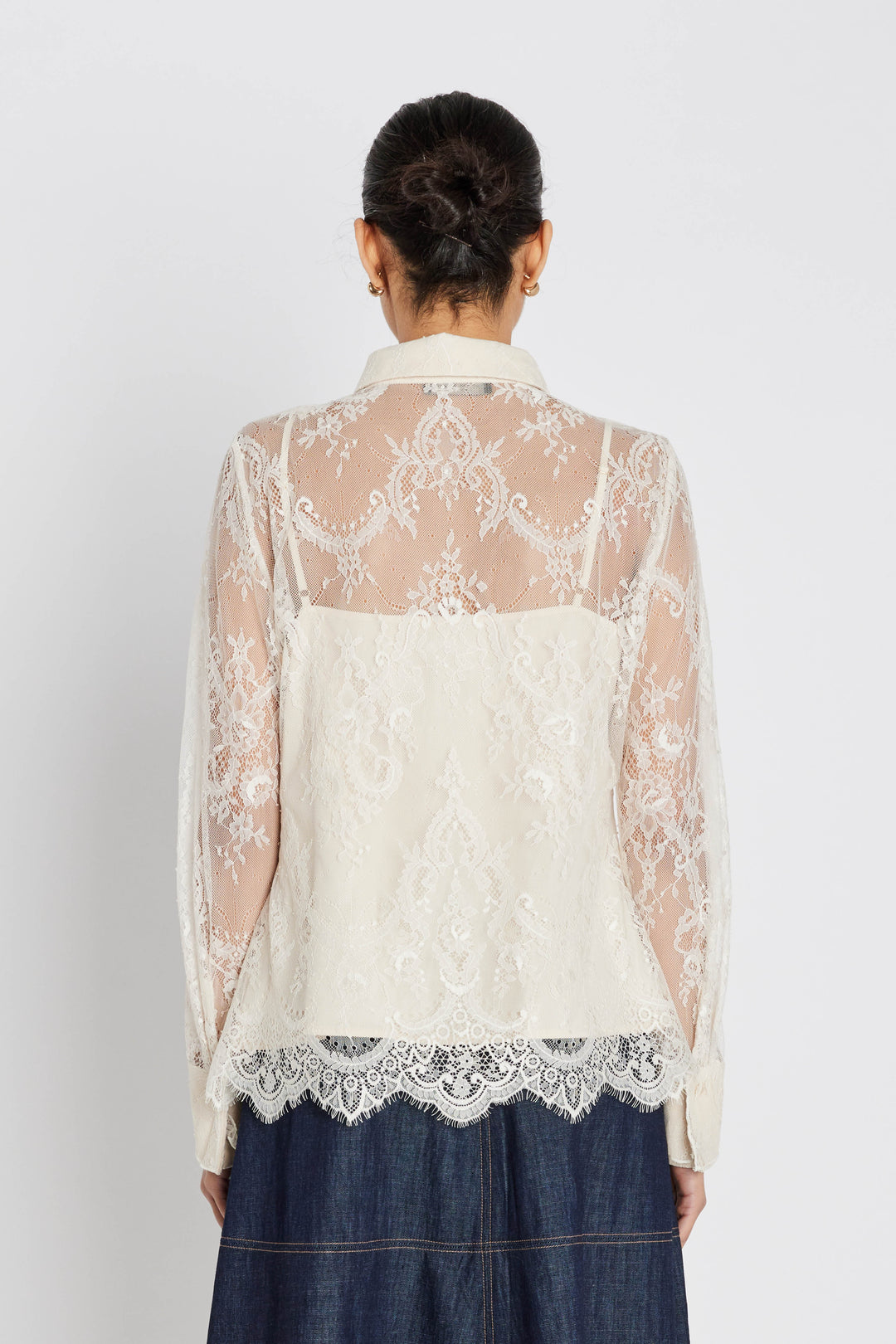 Bruuns Bazaar Women JuaniaBBDaisa shirt Shirts White Sand