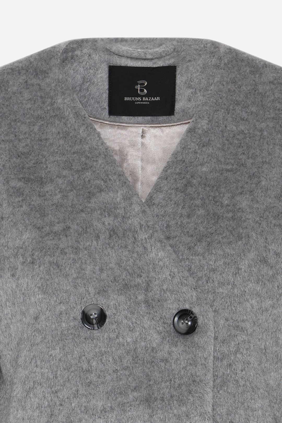 Bruuns Bazaar Women JubaBBAureve coat Outerwear Grey Melange